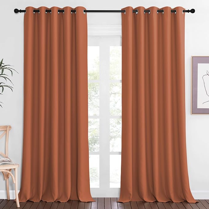 NICETOWN Blackout Curtains 84 Inch Length, Thermal Insulated Curtains by NICETOWN