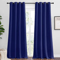 NICETOWN Navy Blue Blackout Curtains 102 inches Length by NICETOWN