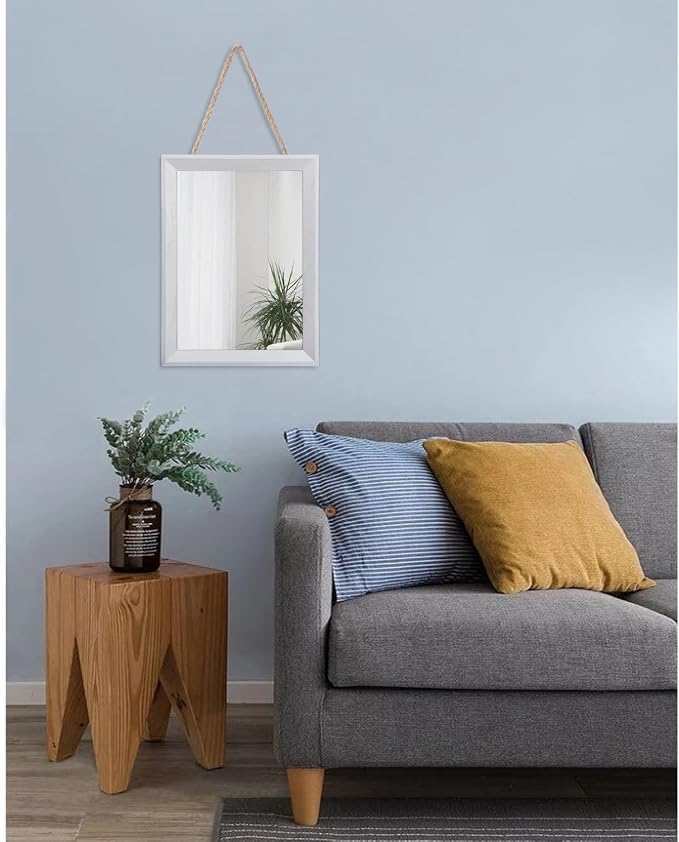 AAZZKANG Rectangular Wall Mirror Decorative Wood Framed Mirrors - Image 7