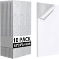 10Pack Large Acoustic Panels, Self-Adhesive Sound Panels Noise Reducing by Lakexus