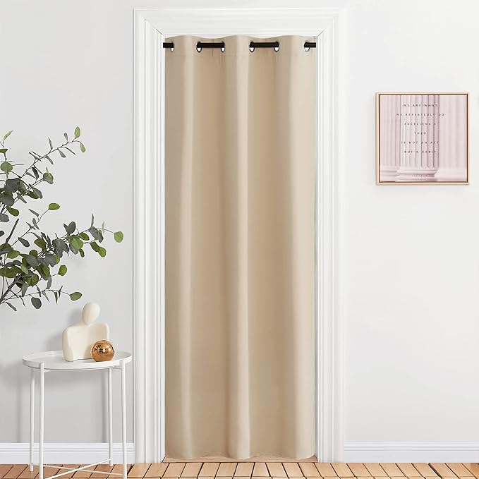 NICETOWN Door Screen Cover for Air Conditioner Room, Insulated Faux Accordion by NICETOWN
