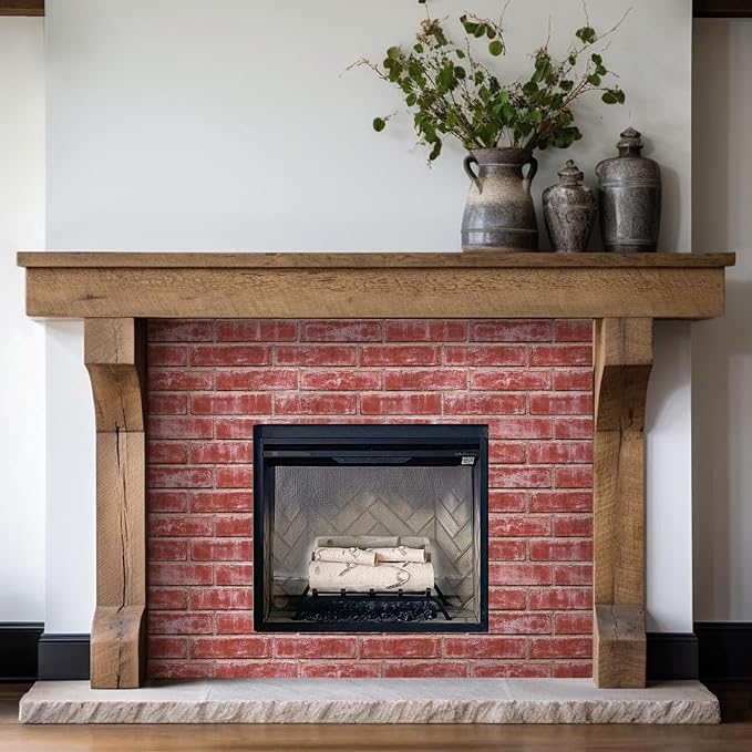 Commomy 3D Peel and Stick Brick, Ultralight Thin PVC Faux Brick Wall Panels - Image 9