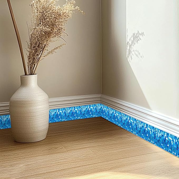HOMETITUTE Wallpaper Border Peel and Stick Wall Accent PVC Mosaic Wall Borders - Image 7