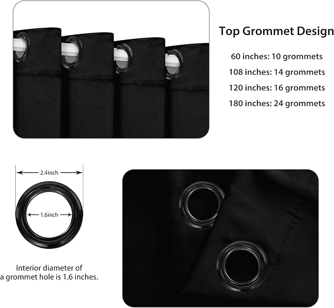 BONZER Black Curtain Dividers - Image 2