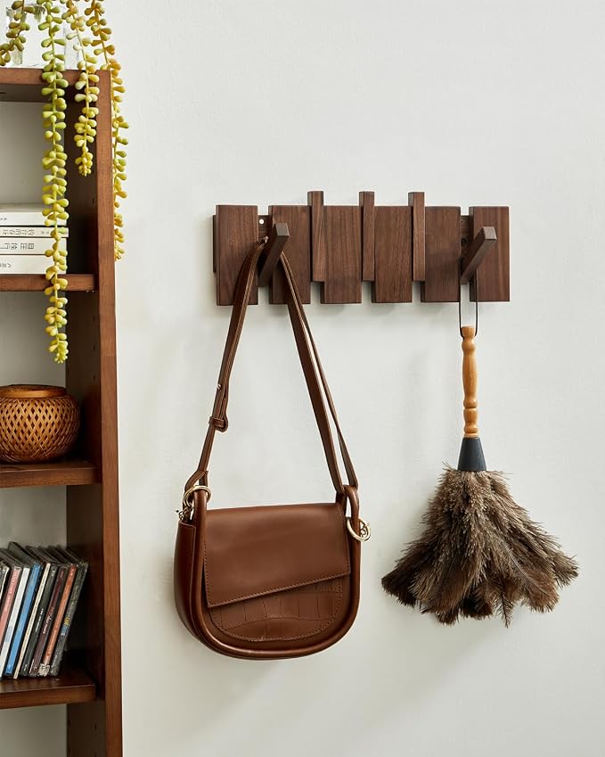 Wood Coat Rack Wall Mount - Image 2