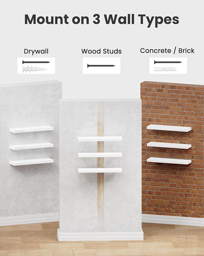 AMADA HOMEFURNISHING Floating Shelves, Wall Shelves - Image 5