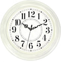 Vintage Wall Clock 16 Inch Quartz Silent Non-Ticking Analog Clock Battery by Comfytune
