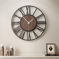 Cuspin 24 Inch Large Wall Clock, Silent Non Ticking Battery Operated Roman by Cuspin
