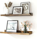 Floating Shelves for Wall Decor, Wall Mounted Wood Storage Shelf for Bedroom by Unknown