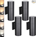 LEONLITE 12 Inch 5CCT LED Cylinder Up Down Wall Light Outdoor, 120-277V by LEONLITE