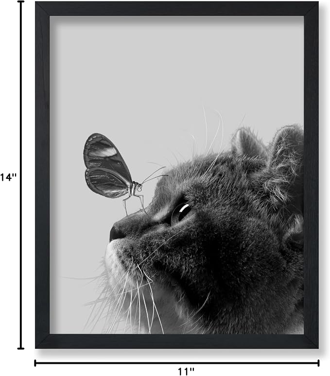 Poster Master Butterfly on Cat Print - Image 7