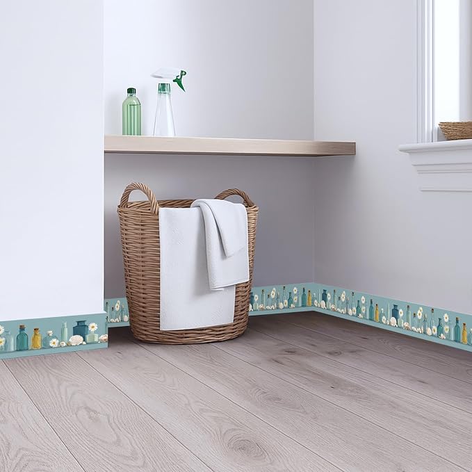 Coastal Wallpaper Border 196x4 Inch Peel and Stick Wall Border Self Adhesive - Image 8