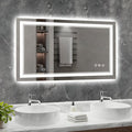 48x28 Inch LED Bathroom Mirror by Wedhouc