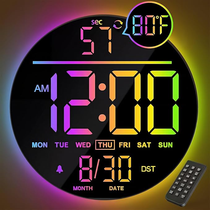 JALL 10" Large Digital Wall Clock by JALL