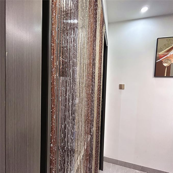ave split Decorative Door String Curtain Wall Panel Fringe Window Room Divider - Image 4