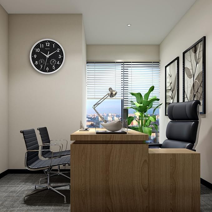 Wall Clock, Sweep Silent Movement Accurate Clocks - Image 6