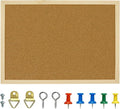 OWLKELA 17.7 X 13.3 Inch Cork Board Bulletin Board, Wall-Mounted Presentation by OWLKELA