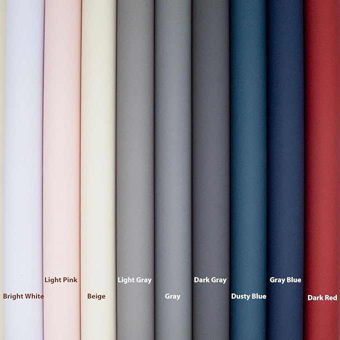 Yancorp 16"x394" Matte Light Gray Contact Papaer Peel and Stick Wallpaper Vinyl - Image 7