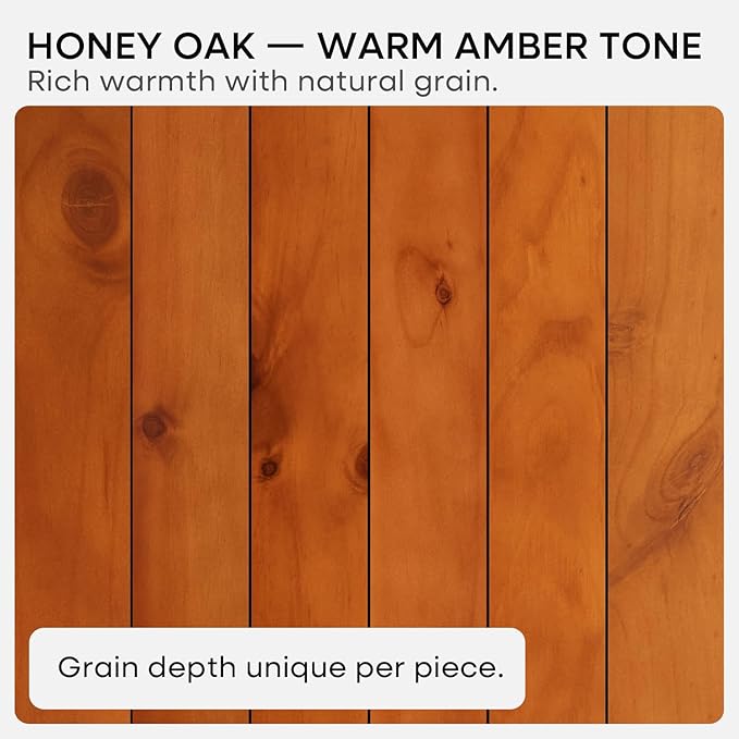 Homeforia Oak Floating Shelves 42 inch Long, High End Solid Real Wood 42inch - Image 7