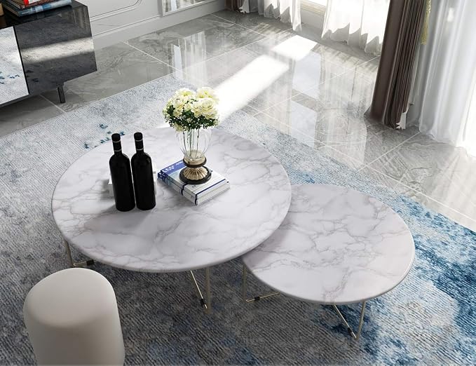 Art3d 15.8" x 120" Tile Sticker Marble - Image 3