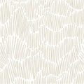 Theper Beige Striped Wall Paper Peel and Stick Wallpaper Modern 17.3"×787" Boho by Theper