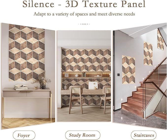 12Pack Acoustic Panels, Self-Adhesive Sound Proof Panels - Image 7