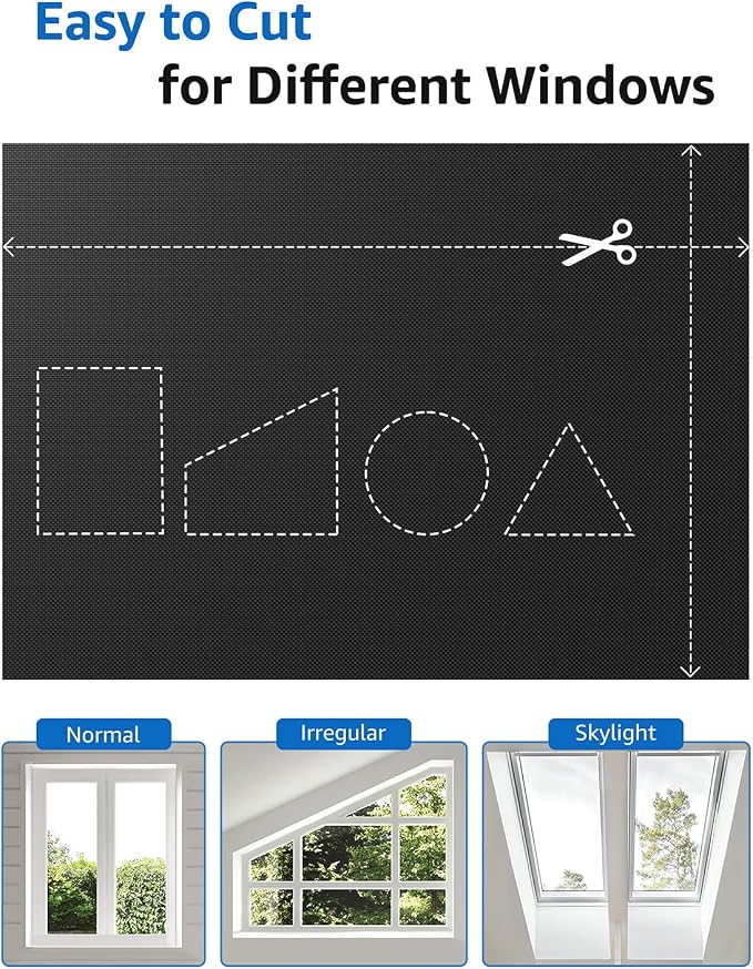 Sumobaby Blackout Curtains for Bedroom Portable 50"x63", No Drill Blackout - Image 4