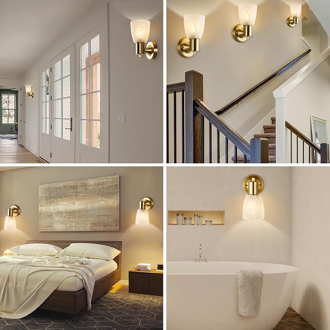 EJIAXIN Wall Sconces Set of 2, Modern Wall Light Fixtures - Image 6