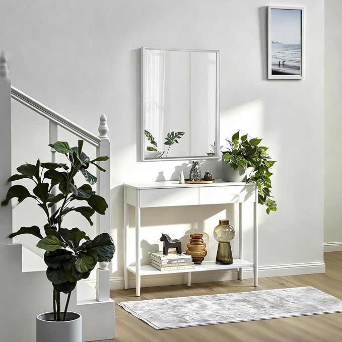 AAZZKANG Metal Frame Mirror Rectangle Wall Mounted Mirrors Decorative Modern - Image 7