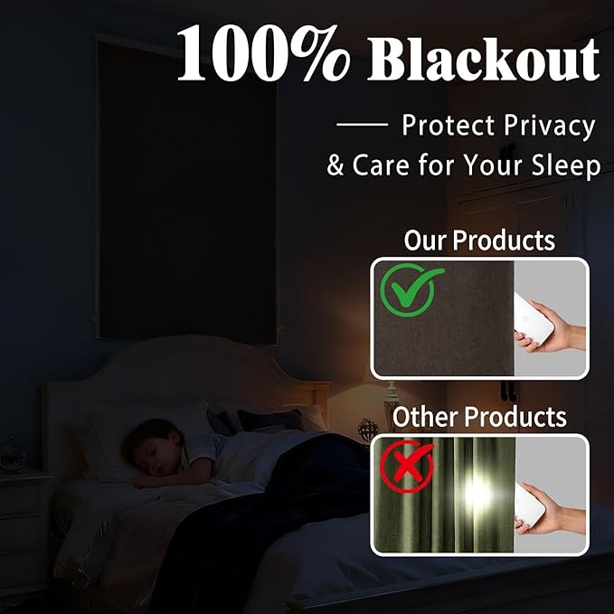No-Drill 100% Blackout Shade - Image 2