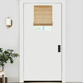 LazBlinds No Tools No Drill Bamboo Roller Shades, Cordless Bamboo Blinds by LazBlinds