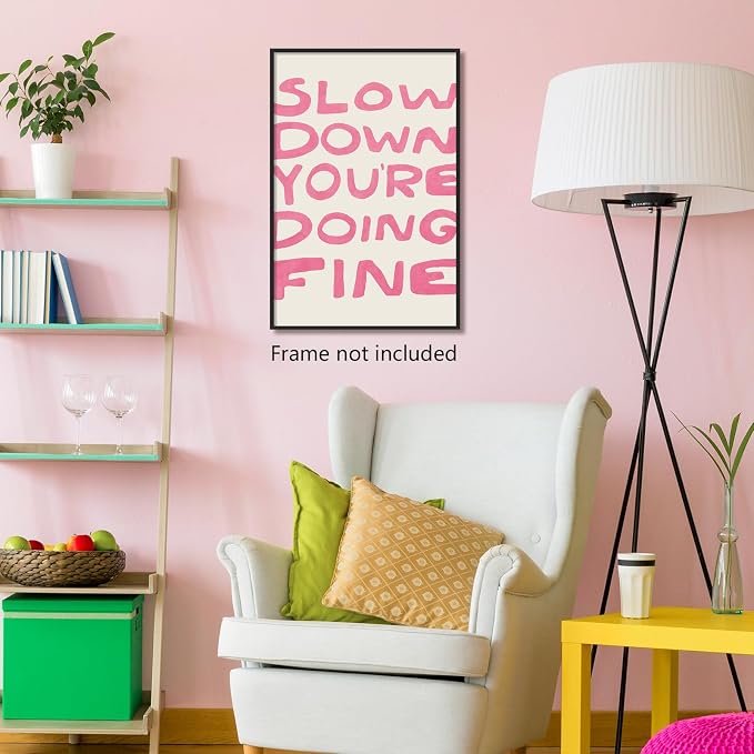 Yaasilinage Daily Reminder Positive Canvas Wall Art, Positive Affirmations Wall - Image 4