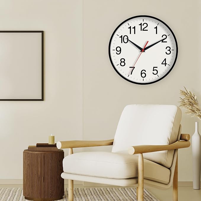 DAXSMY 16 Inch Wall Clock, Large Wall Clocks Battery Operated, Big Silent - Image 5