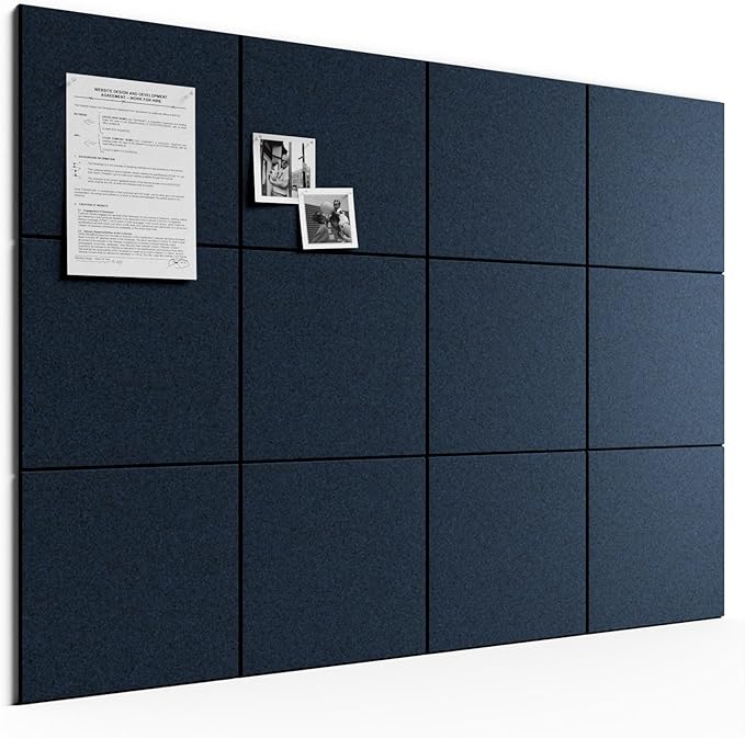 Bumusty Large Cork Board 48" x 36" Alternative by BUMUSTY