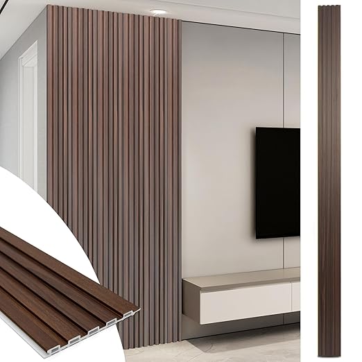 Art3d WPC Slat Wall Panels, Living Room by Art3d