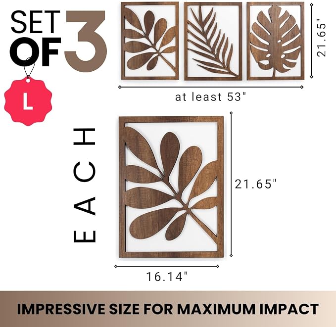 qmmp Modern Wooden Wall Sculptures - Image 3