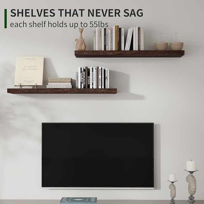 Marsmiles Wood Floating Shelves - Image 4