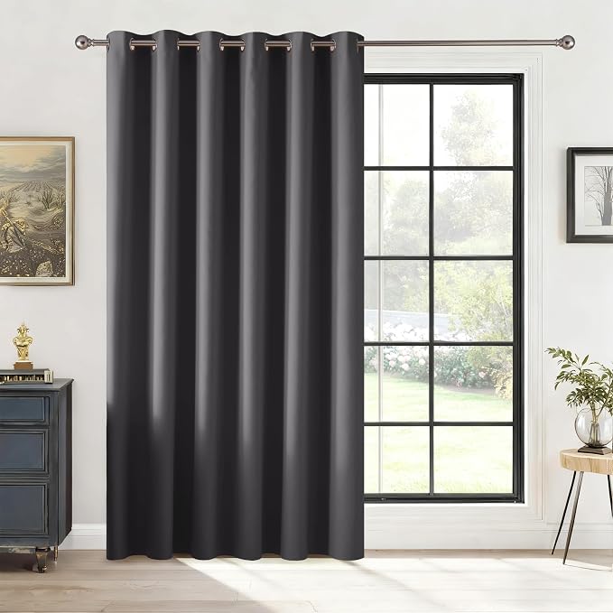 RYB HOME Blackout Thermal Insulated Curtains, Portable Curtain by RYBHOME