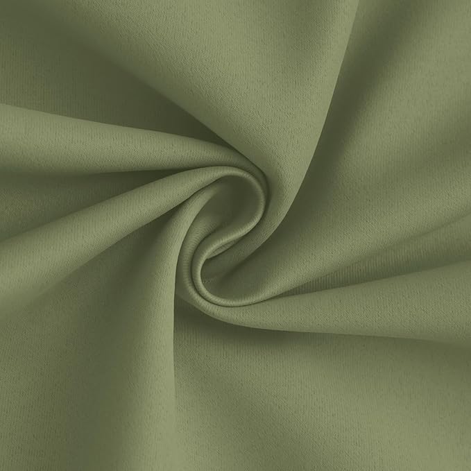 Yakamok 100% Blackout Curtain Panels 63 inches Cold and Light Blocking Drapes - Image 3