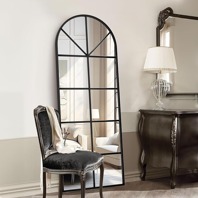 Floor Length Mirror, Oversize Farmhouse Full Body Standing Mirrors - Image 3