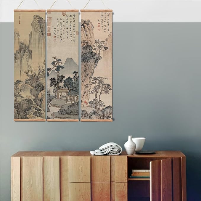 xinyuru Chinese Ancient Landscape Wall Art Poster, Tradition Canvas Printing - Image 4