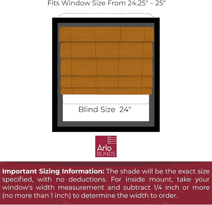 ARLO BLINDS Sheer Bamboo Roman Shades - Image 2