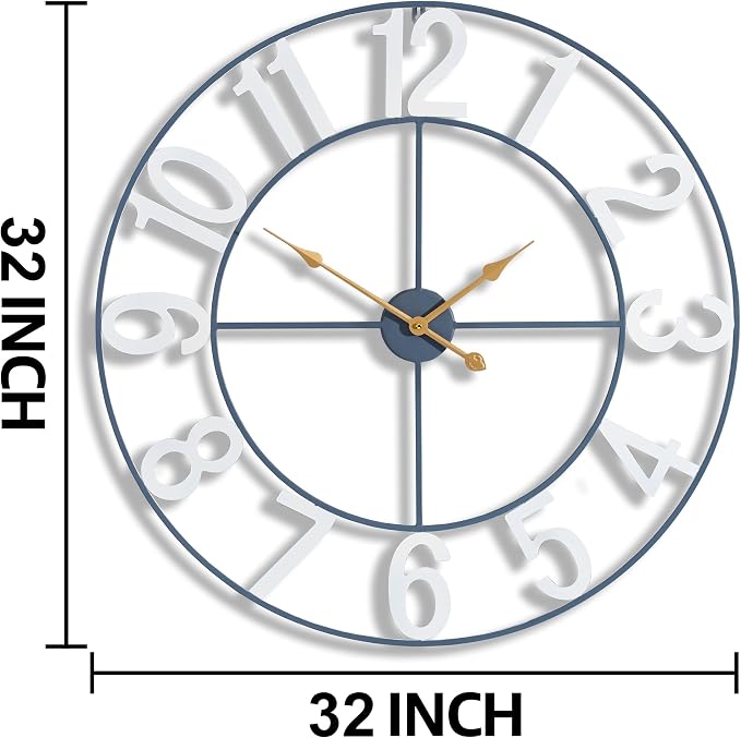 Sorbus Large Wall Clock for Living Room Decor - Image 3