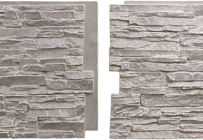EverStone Canyon Ridge Faux Stone Panel, 45 3/4"W x 24 1/2"H x 1 1/4"D - Image 8