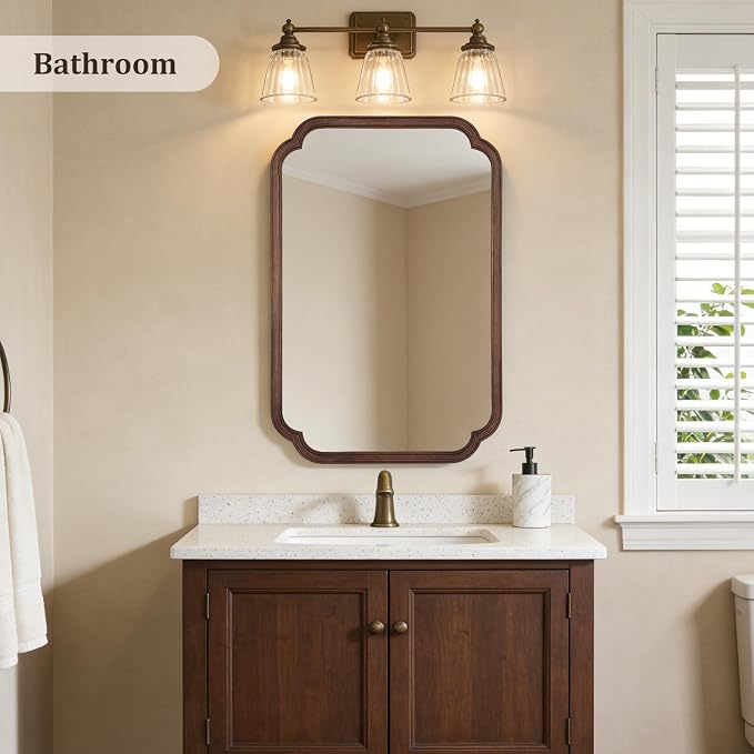 WallBeyond Wood Bathroom Mirror - Image 2