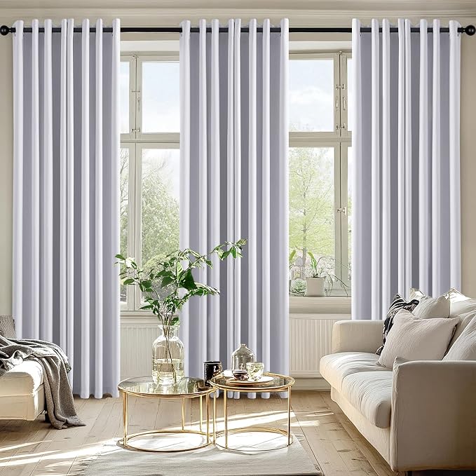 MIULEE Blackout Curtains for Bedroom Living Room 2 Panels, Thermal Insulated - Image 6
