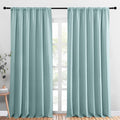 NICETOWN 2 Panels Blackout Curtains, Rod Pocket Thermal Insulated Drapess by NICETOWN