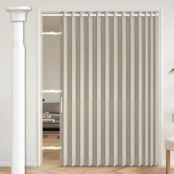 AJAZZ Blackout Accordion Door Curtains - Image 9