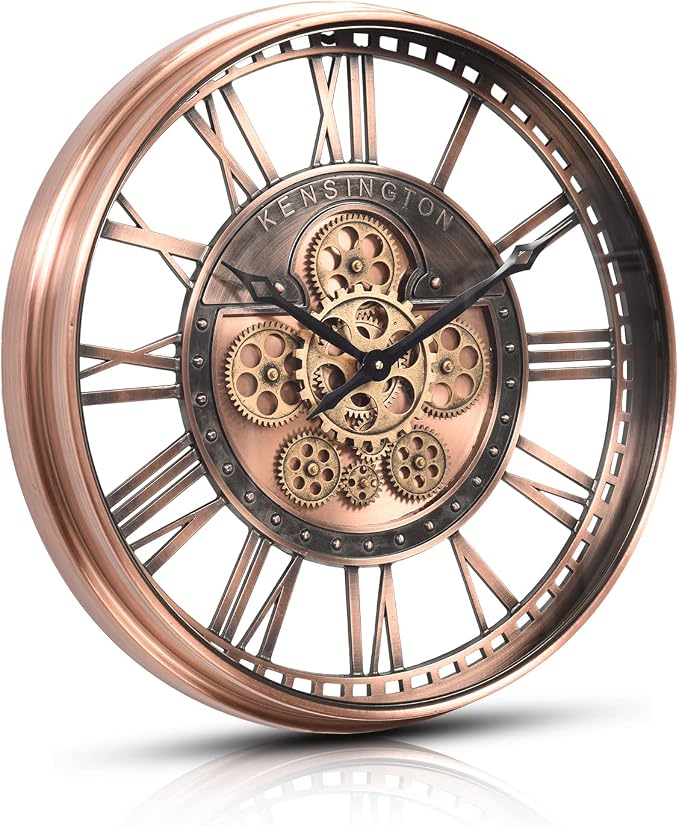 CLXEAST 21 Inch Large Roman Numeral Wall Clock - Image 9