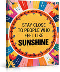 Inspirational Sunshine Wall Art Decor, Motivational Canvas Painting Pictures by VAHATAN